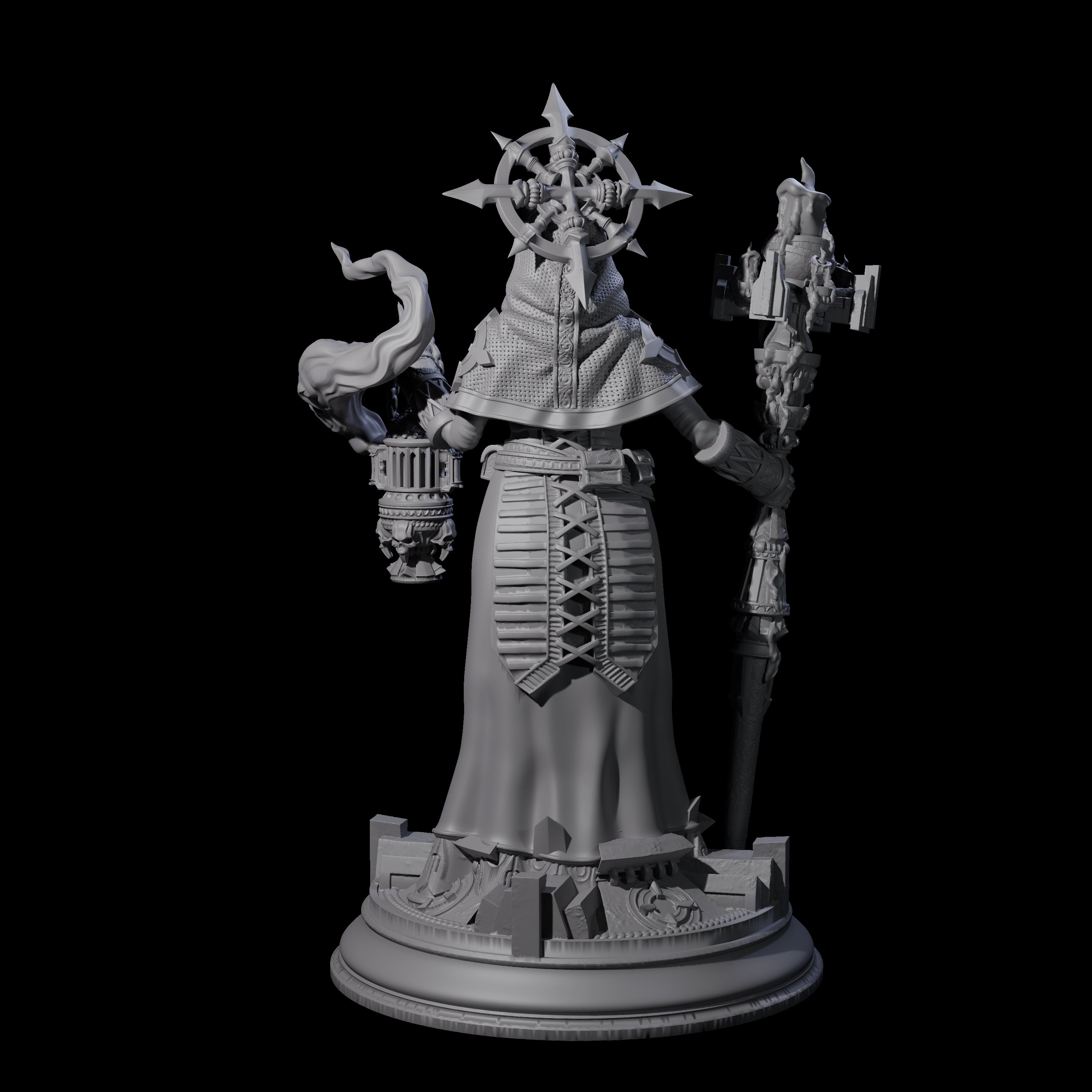 Blind Zealot Miniature for Dungeons and Dragons, Pathfinder or other TTRPGs