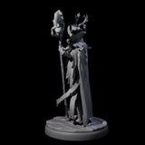 Blindfolded Dark Elf Witch A Miniature for Dungeons and Dragons, Pathfinder or other TTRPGs