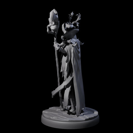 Blindfolded Dark Elf Witch A Miniature for Dungeons and Dragons, Pathfinder or other TTRPGs