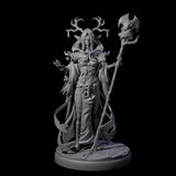 Blindfolded Dark Elf Witch A Miniature for Dungeons and Dragons, Pathfinder or other TTRPGs