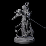 Blindfolded Dark Elf Witch B Miniature for Dungeons and Dragons, Pathfinder or other TTRPGs