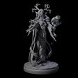 Blindfolded Dark Elf Witch B Miniature for Dungeons and Dragons, Pathfinder or other TTRPGs