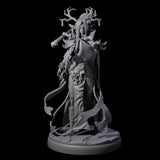 Blindfolded Dark Elf Witch C Miniature for Dungeons and Dragons, Pathfinder or other TTRPGs