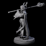 Blindfolded Dark Elf Witch C Miniature for Dungeons and Dragons, Pathfinder or other TTRPGs