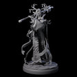 Blindfolded Dark Elf Witch C Miniature for Dungeons and Dragons, Pathfinder or other TTRPGs