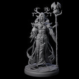 Blindfolded Dark Elf Witch Coven Miniature for Dungeons and Dragons, Pathfinder or other TTRPGs