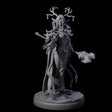 Blindfolded Dark Elf Witch E Miniature for Dungeons and Dragons, Pathfinder or other TTRPGs