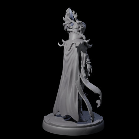 Blindfolded Dark Elf Witch F Miniature for Dungeons and Dragons, Pathfinder or other TTRPGs
