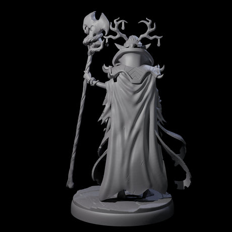 Blindfolded Dark Elf Witch F Miniature for Dungeons and Dragons, Pathfinder or other TTRPGs
