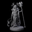 Blindfolded Dark Elf Witch F Miniature for Dungeons and Dragons, Pathfinder or other TTRPGs