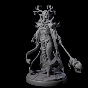 Blindfolded Dark Elf Witch G Miniature for Dungeons and Dragons, Pathfinder or other TTRPGs