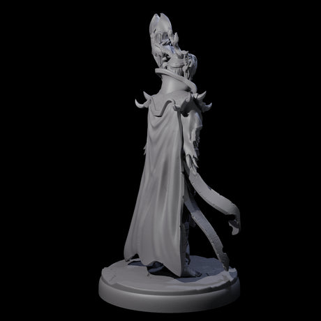 Blindfolded Dark Elf Witch H Miniature for Dungeons and Dragons, Pathfinder or other TTRPGs