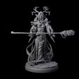 Blindfolded Dark Elf Witch I Miniature for Dungeons and Dragons, Pathfinder or other TTRPGs
