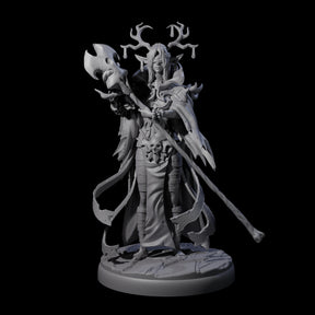 Blindfolded Dark Elf Witch J Miniature for Dungeons and Dragons, Pathfinder or other TTRPGs