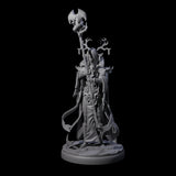 Blindfolded Dark Elf Witch K Miniature for Dungeons and Dragons, Pathfinder or other TTRPGs