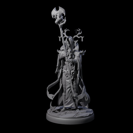 Blindfolded Dark Elf Witch K Miniature for Dungeons and Dragons, Pathfinder or other TTRPGs