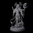 Blindfolded Dark Elf Witch L Miniature for Dungeons and Dragons, Pathfinder or other TTRPGs