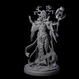 Blindfolded Dark Elf Witch L Miniature for Dungeons and Dragons, Pathfinder or other TTRPGs
