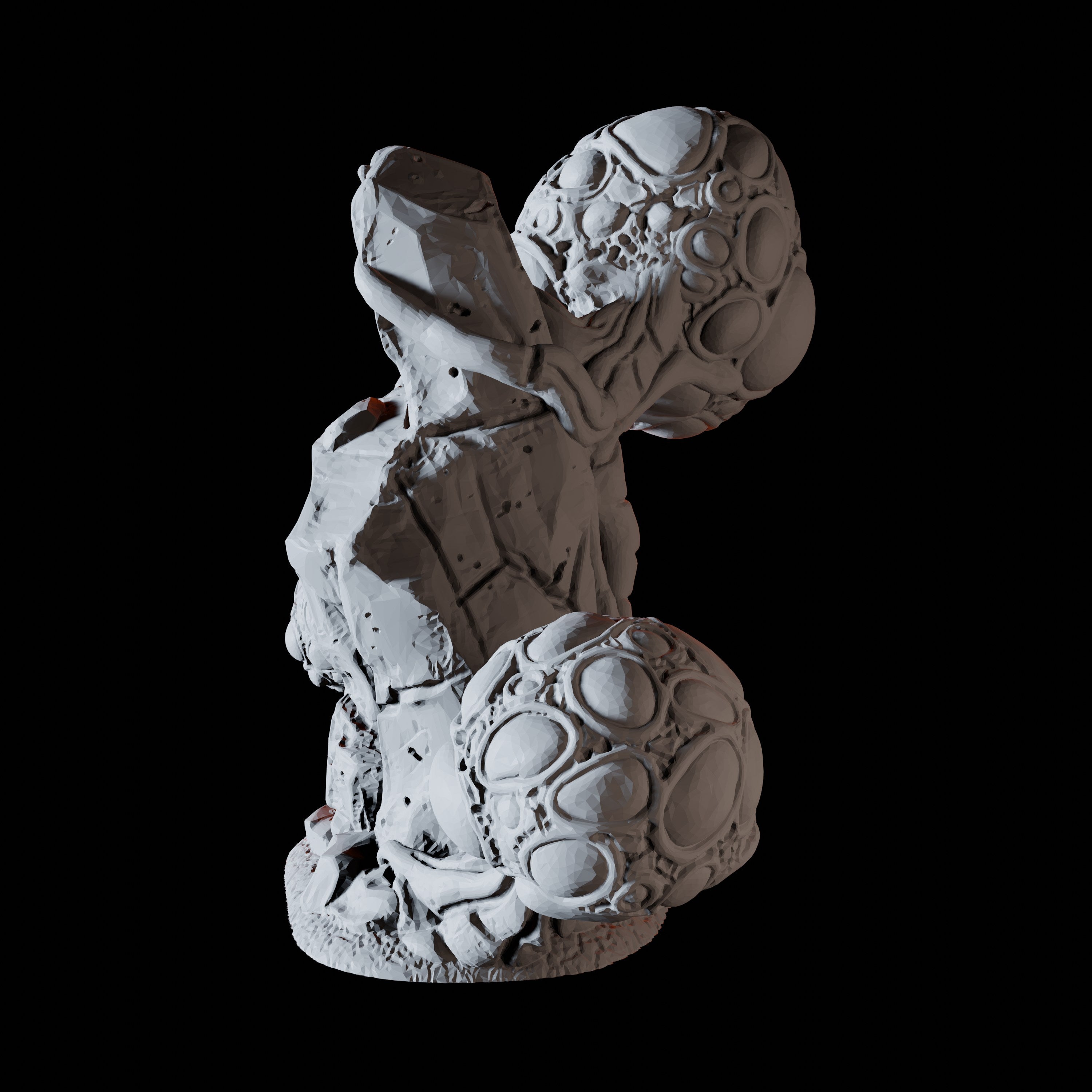 Blister Rock Mushroom Miniature for Dungeons and Dragons, Pathfinder or other TTRPGs