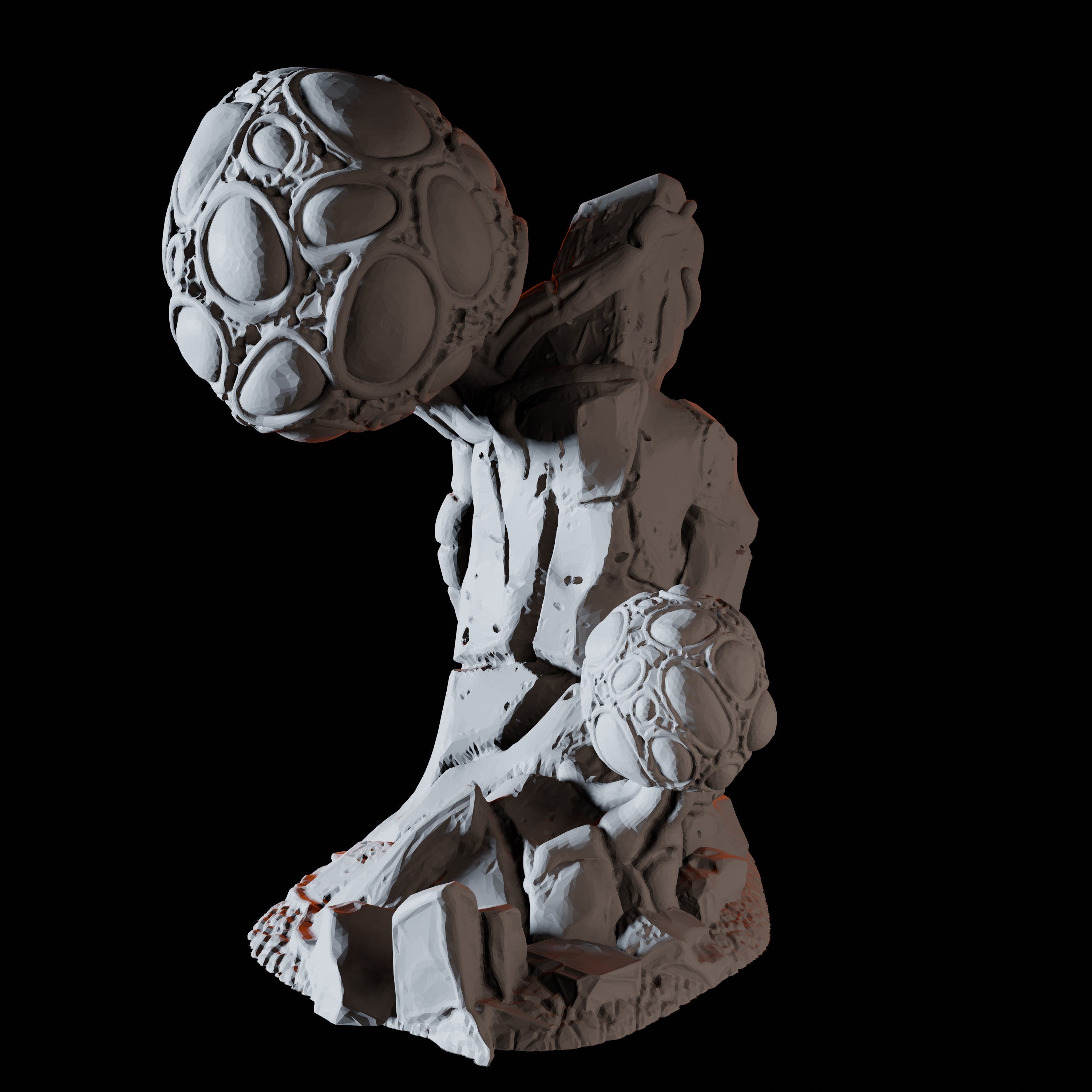 Blister Rock Mushroom Miniature for Dungeons and Dragons, Pathfinder or other TTRPGs