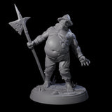 Bloated Stinky Zombie Guard A Miniature for Dungeons and Dragons, Pathfinder or other TTRPGs
