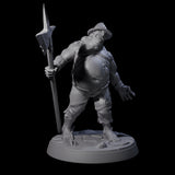 Bloated Stinky Zombie Guard A Miniature for Dungeons and Dragons, Pathfinder or other TTRPGs