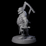 Bloated Stinky Zombie Guard B Miniature for Dungeons and Dragons, Pathfinder or other TTRPGs