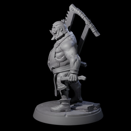 Bloated Stinky Zombie Guard B Miniature for Dungeons and Dragons, Pathfinder or other TTRPGs