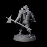 Bloated Stinky Zombie Guard C Miniature for Dungeons and Dragons, Pathfinder or other TTRPGs