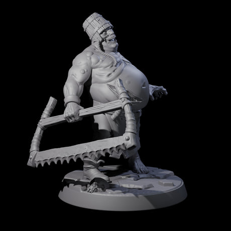 Bloated Stinky Zombie Guard D Miniature for Dungeons and Dragons, Pathfinder or other TTRPGs