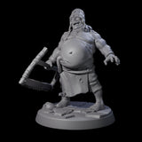 Bloated Stinky Zombie Guard D Miniature for Dungeons and Dragons, Pathfinder or other TTRPGs