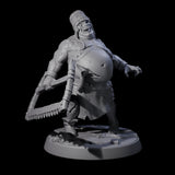 Bloated Stinky Zombie Guards Miniature for Dungeons and Dragons, Pathfinder or other TTRPGs