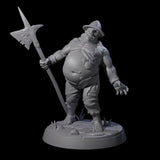 Bloated Stinky Zombie Guards Miniature for Dungeons and Dragons, Pathfinder or other TTRPGs