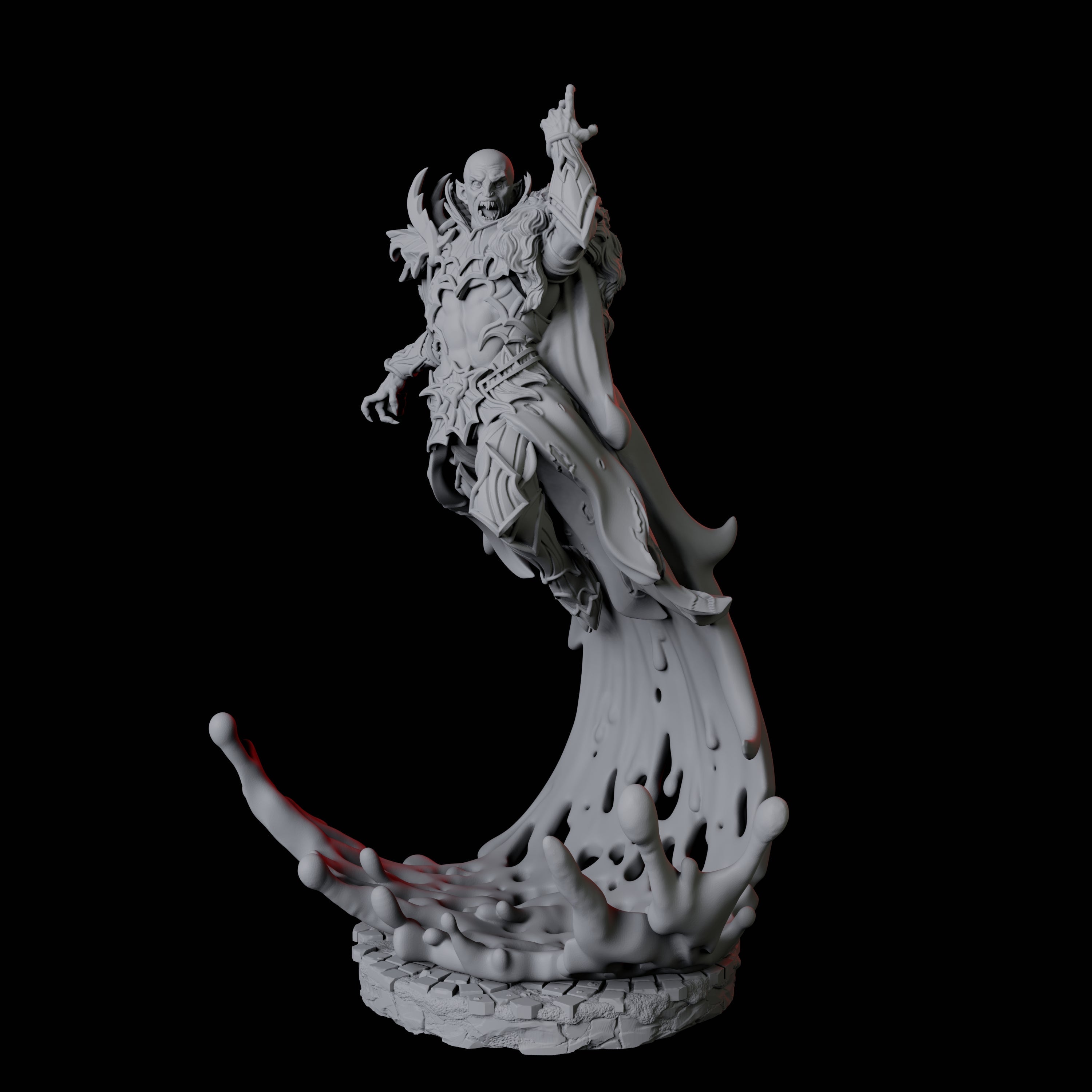 Blood Magic Vampire A Miniature for Dungeons and Dragons, Pathfinder or other TTRPGs