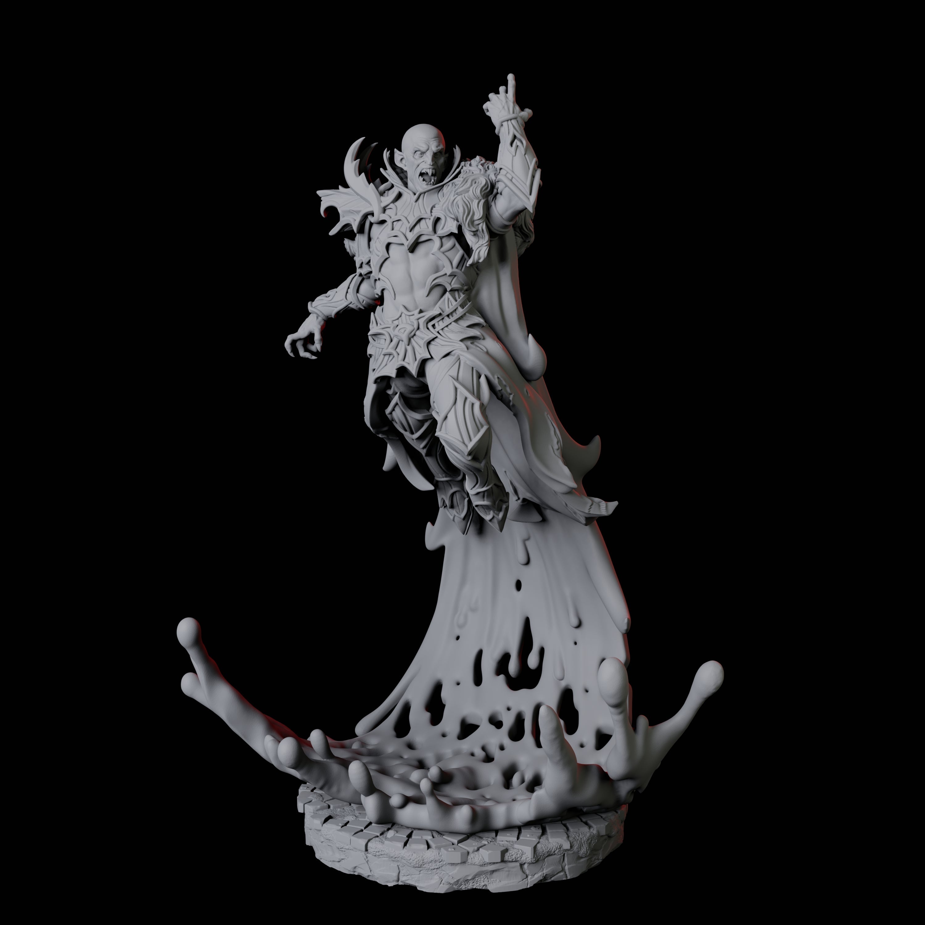 Blood Magic Vampire A Miniature for Dungeons and Dragons, Pathfinder or other TTRPGs