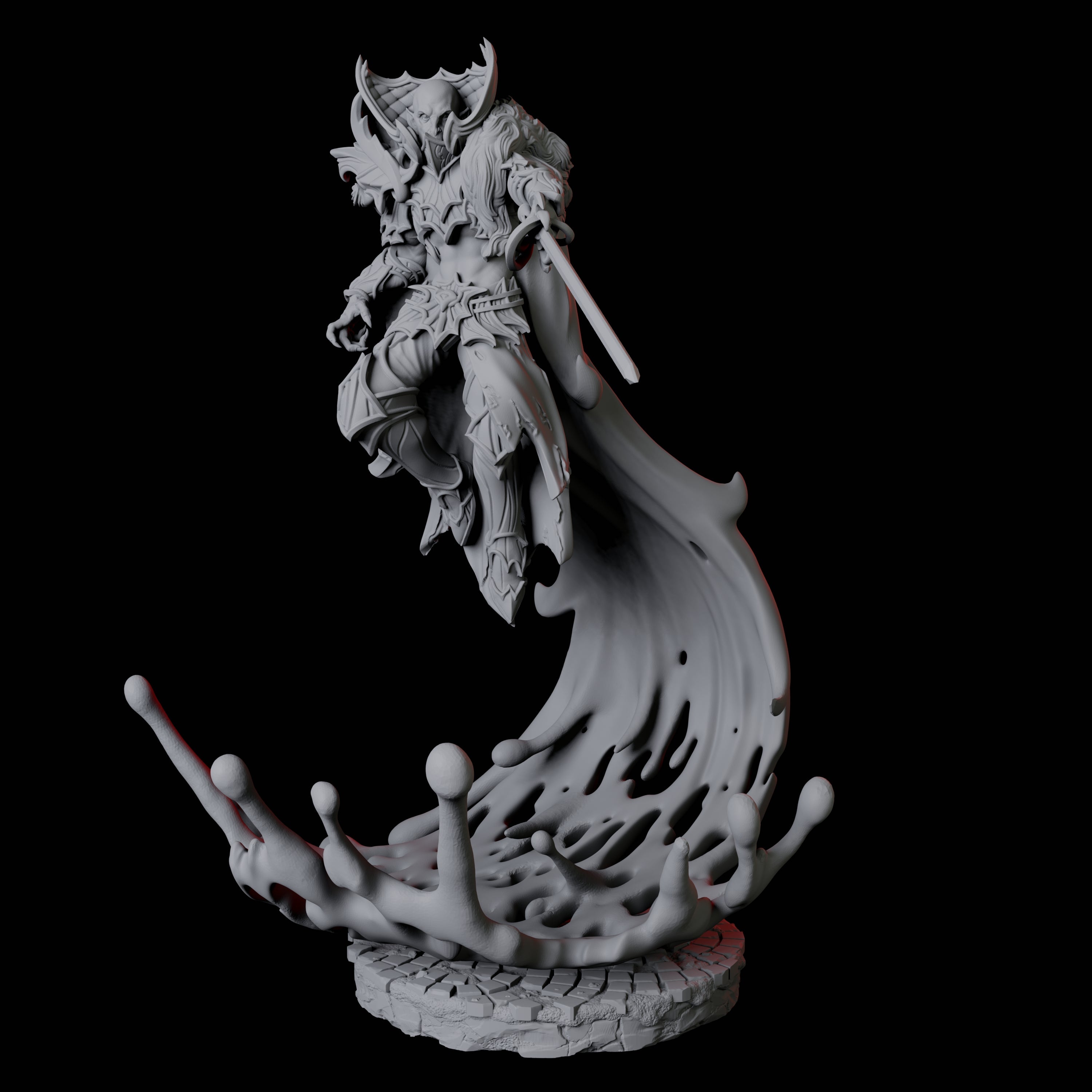 Blood Magic Vampire B Miniature for Dungeons and Dragons, Pathfinder or other TTRPGs