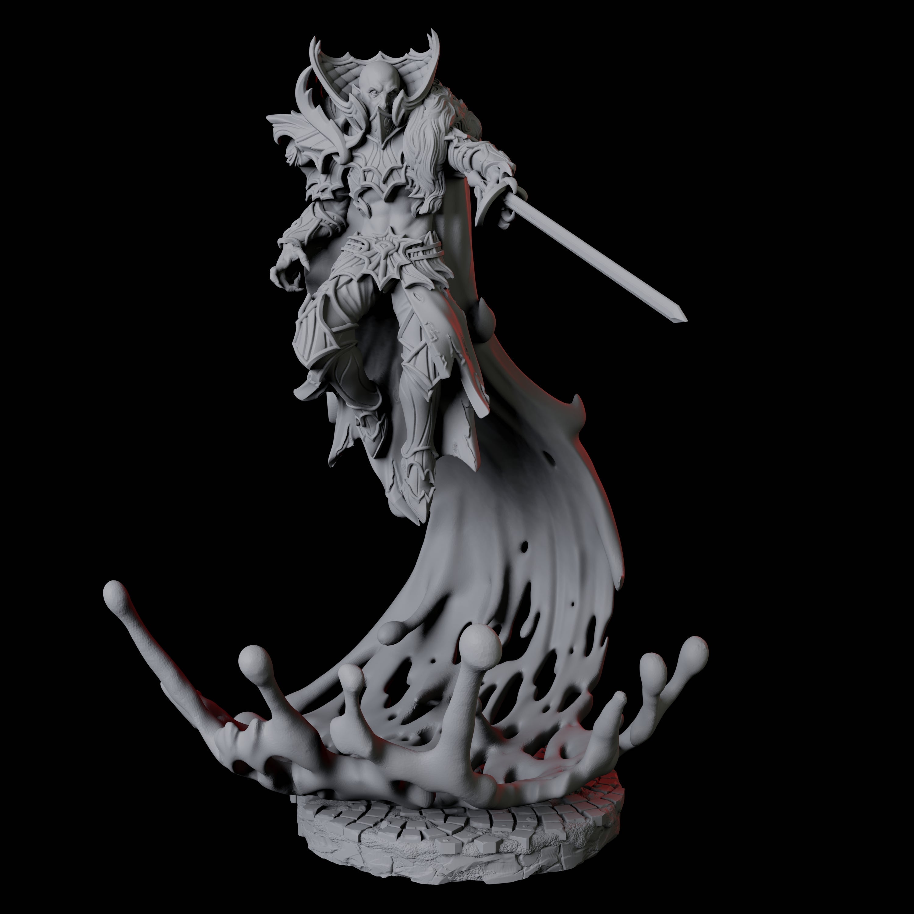 Blood Magic Vampire B Miniature for Dungeons and Dragons, Pathfinder or other TTRPGs