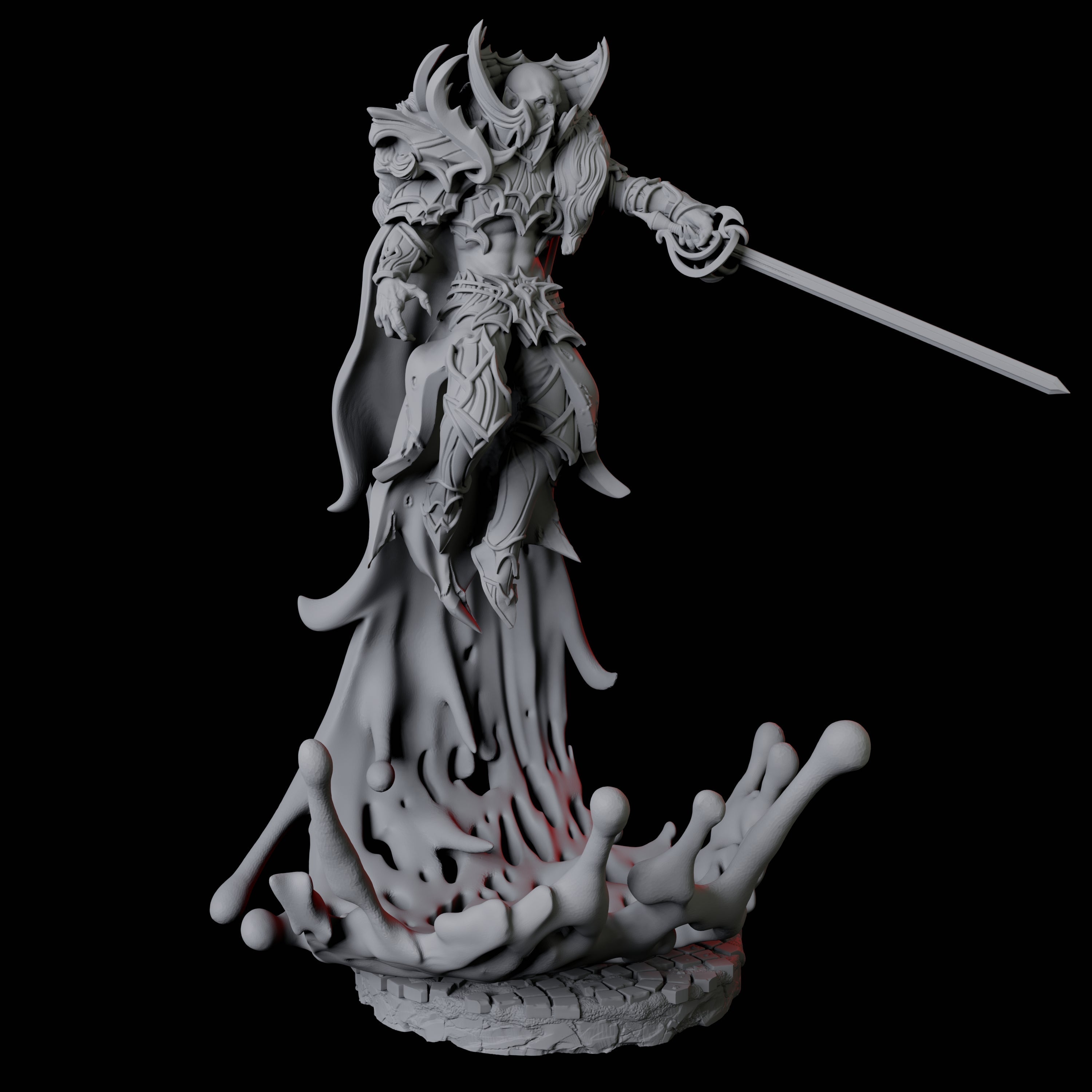 Blood Magic Vampire B Miniature for Dungeons and Dragons, Pathfinder or other TTRPGs