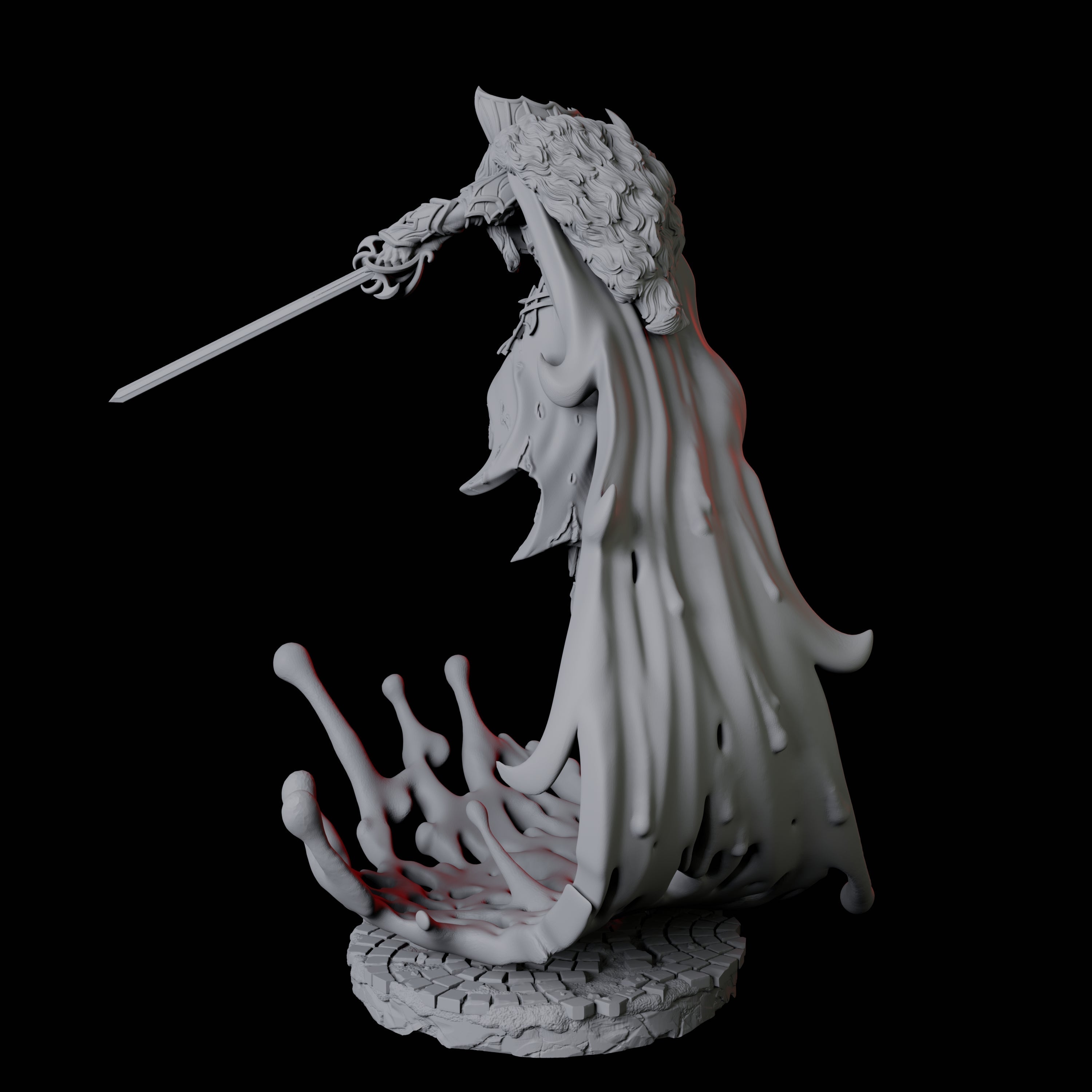 Blood Magic Vampire B Miniature for Dungeons and Dragons, Pathfinder or other TTRPGs