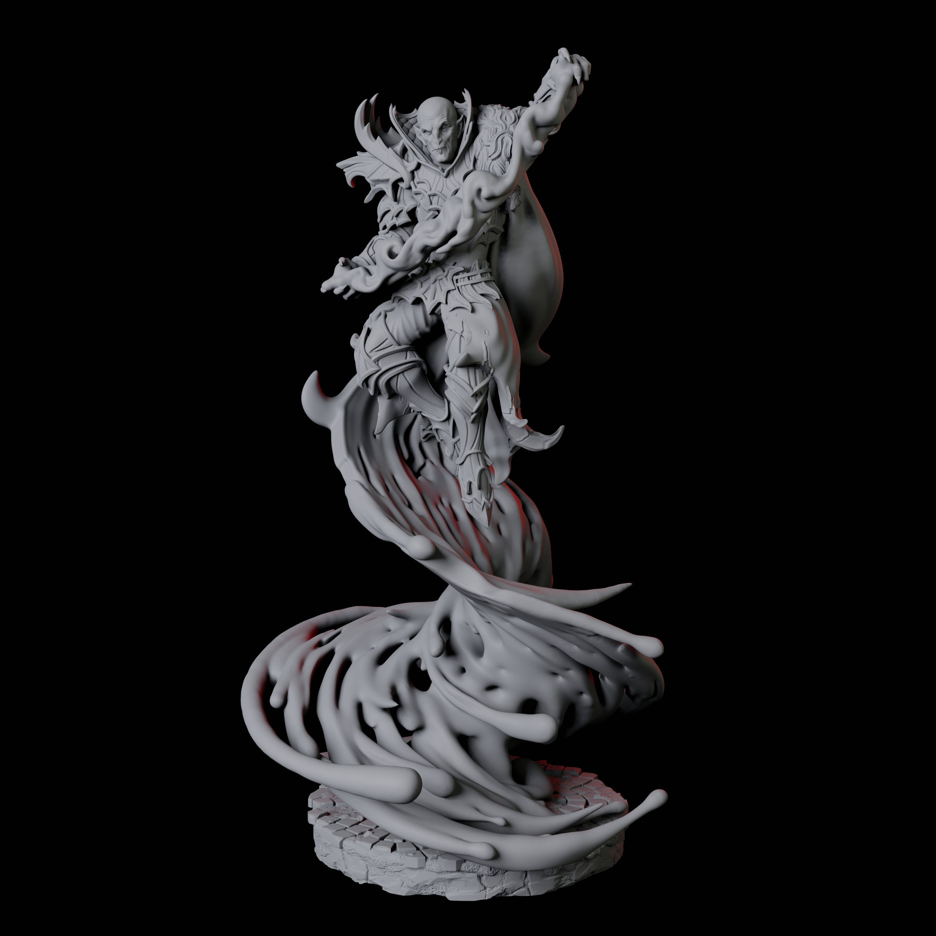 Blood Magic Vampire D Miniature for Dungeons and Dragons, Pathfinder or other TTRPGs