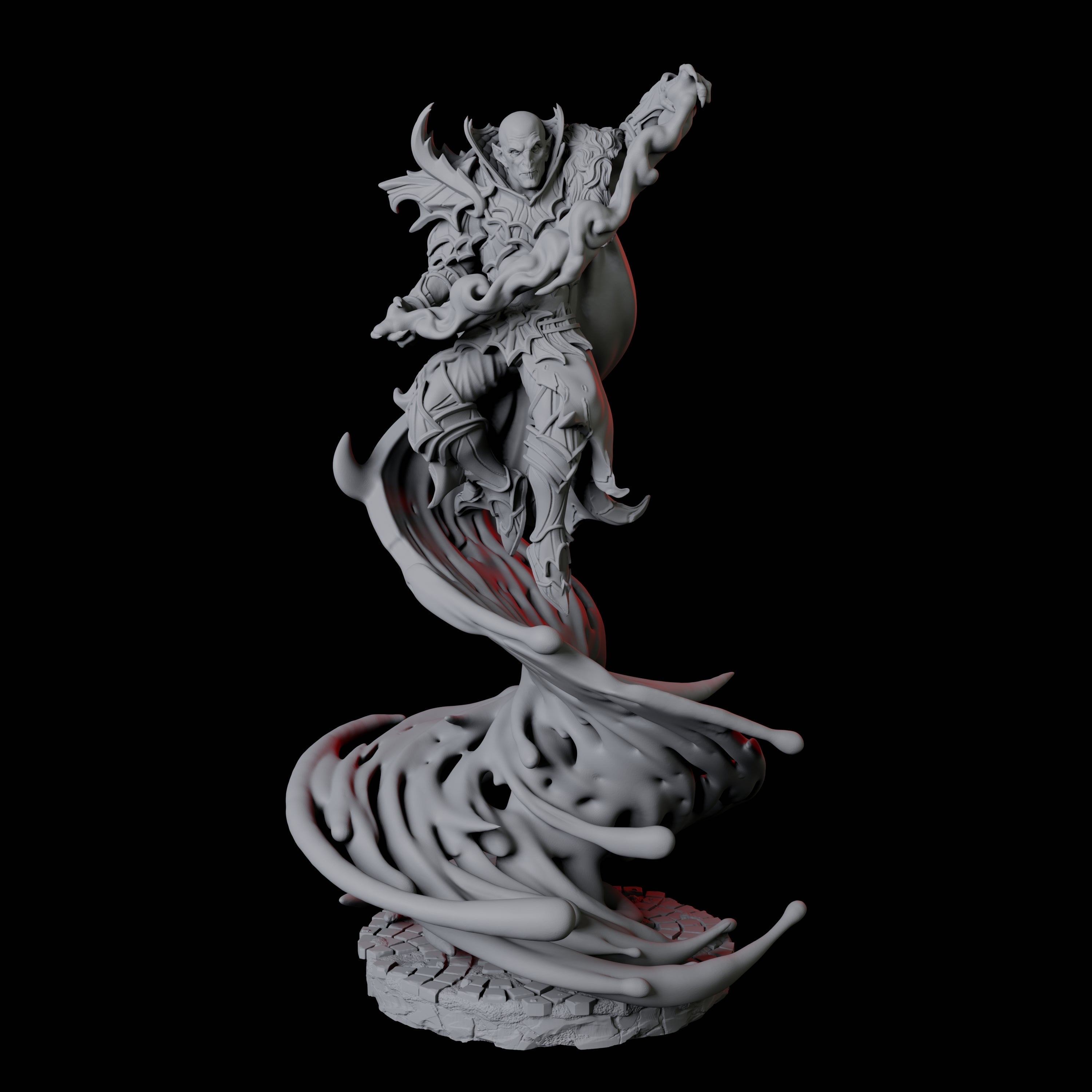 Blood Magic Vampire D Miniature for Dungeons and Dragons, Pathfinder or other TTRPGs