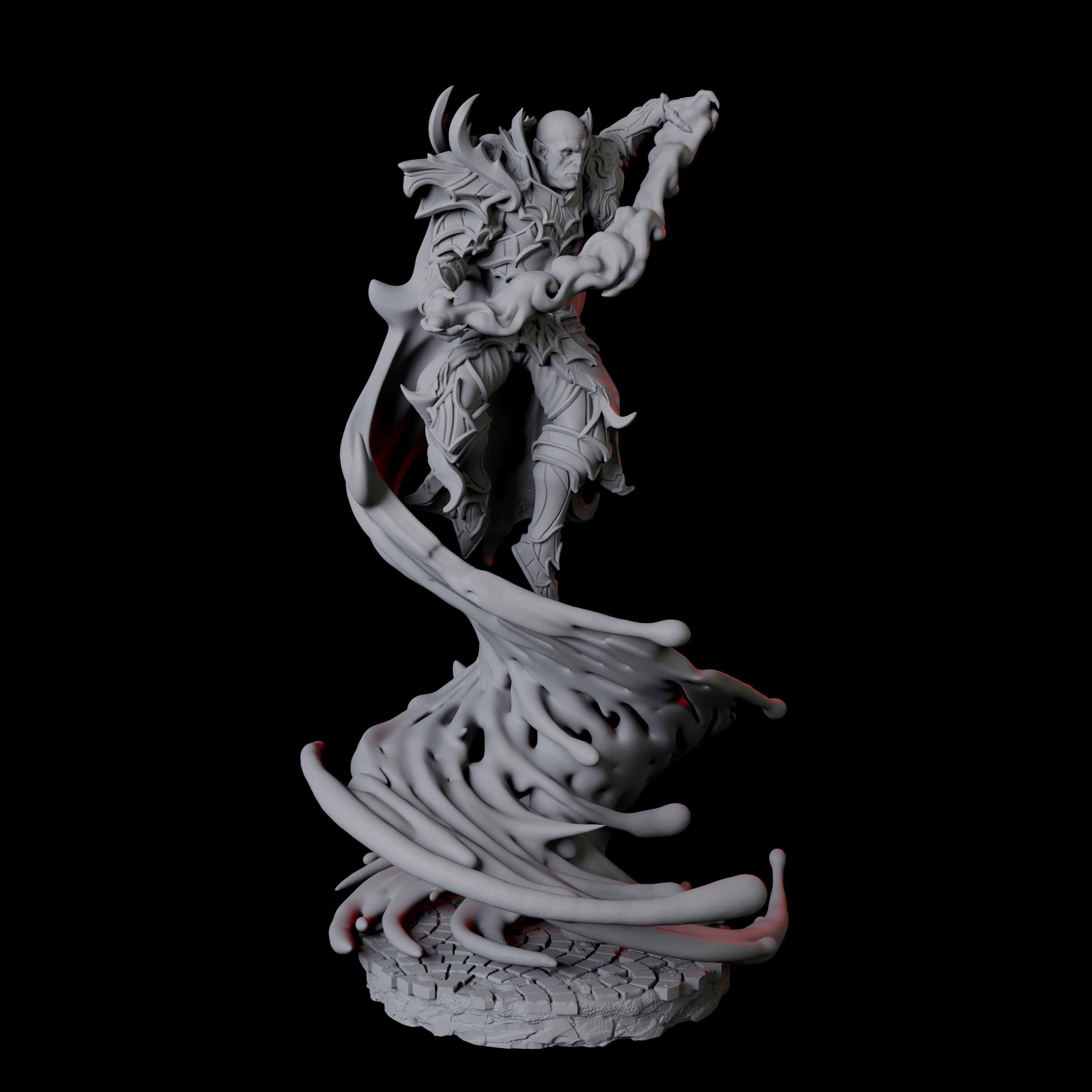 Blood Magic Vampire D Miniature for Dungeons and Dragons, Pathfinder or other TTRPGs