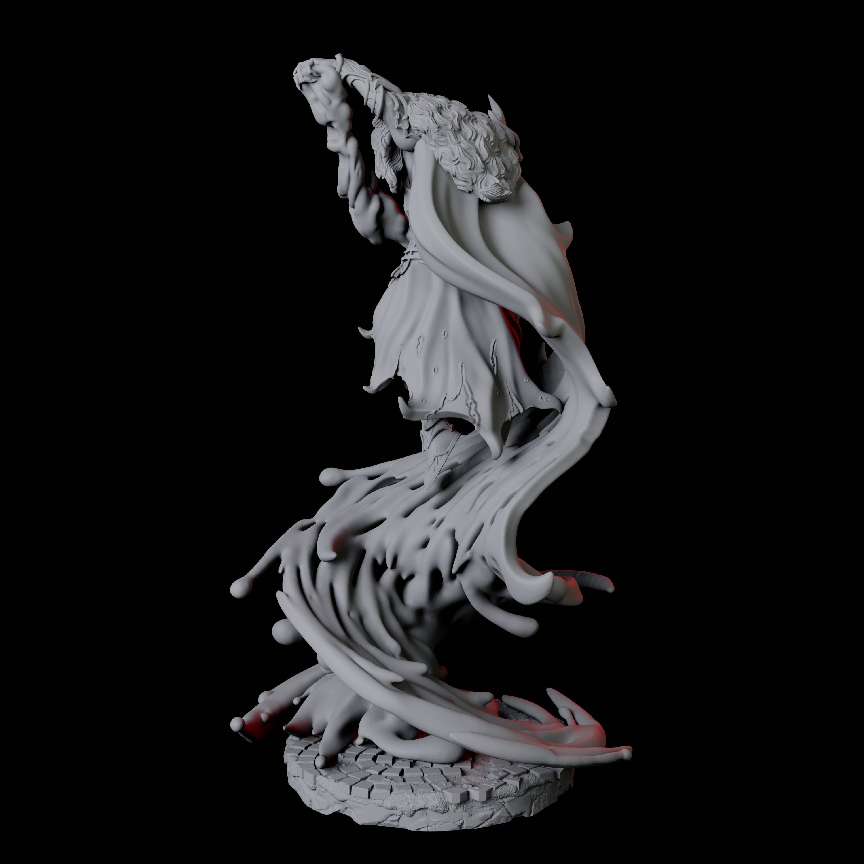 Blood Magic Vampire D Miniature for Dungeons and Dragons, Pathfinder or other TTRPGs