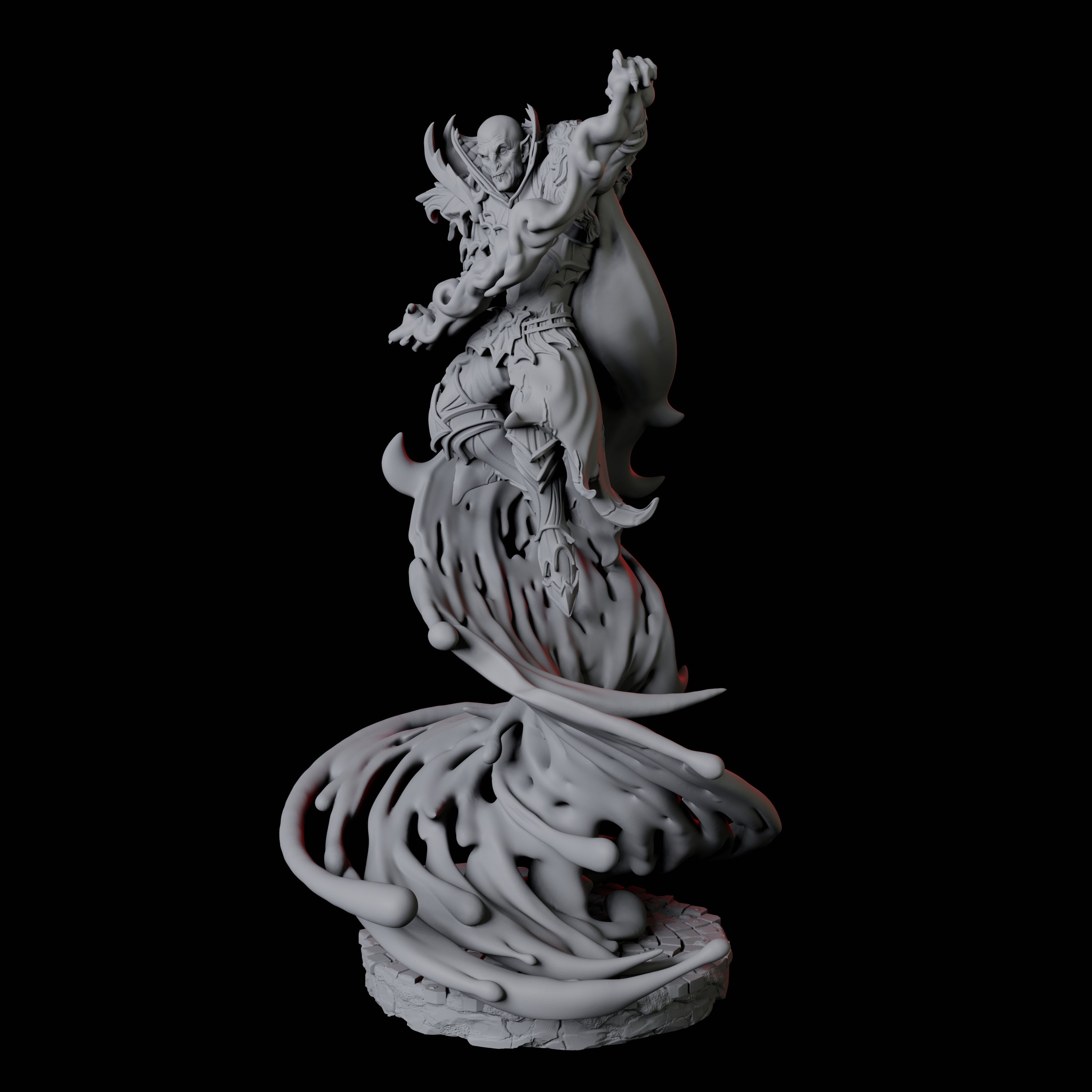 Blood Magic Vampire D Miniature for Dungeons and Dragons, Pathfinder or other TTRPGs