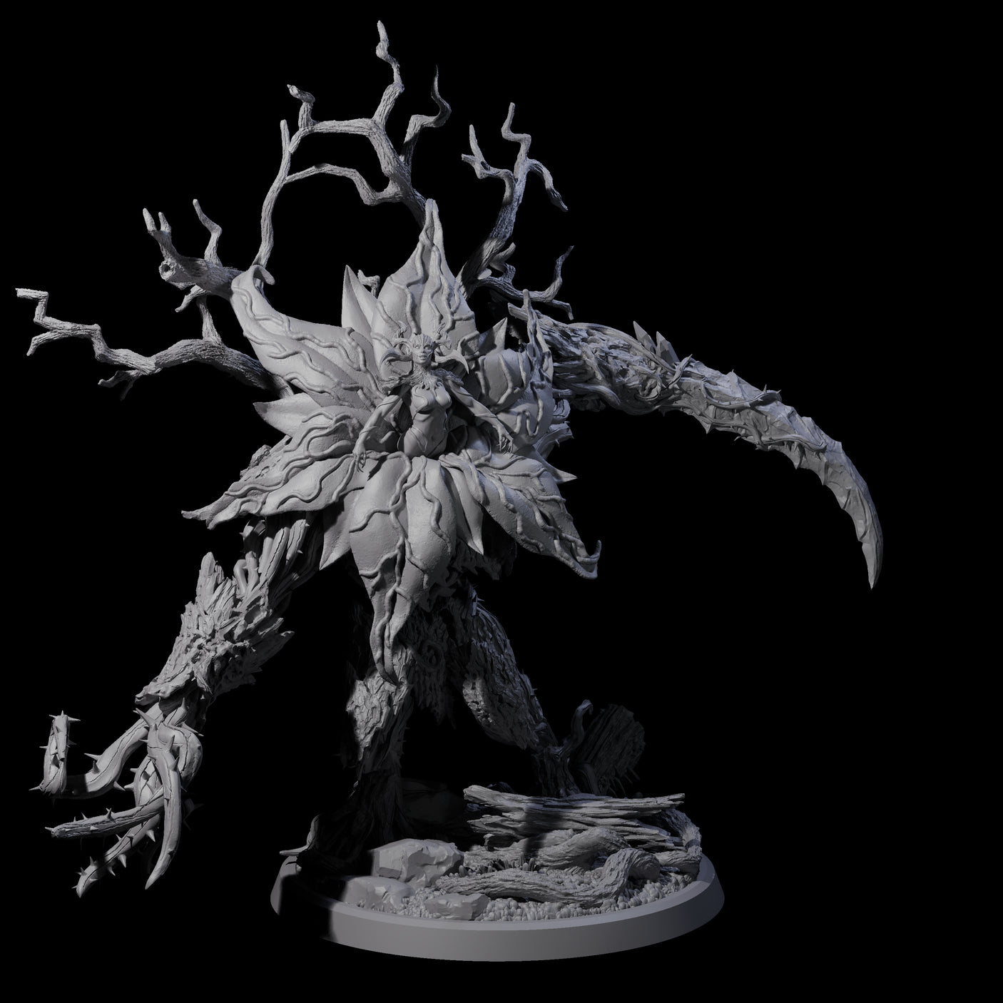 Blooming Bodythief Blossom A Miniature for Dungeons and Dragons, Pathfinder or other TTRPGs