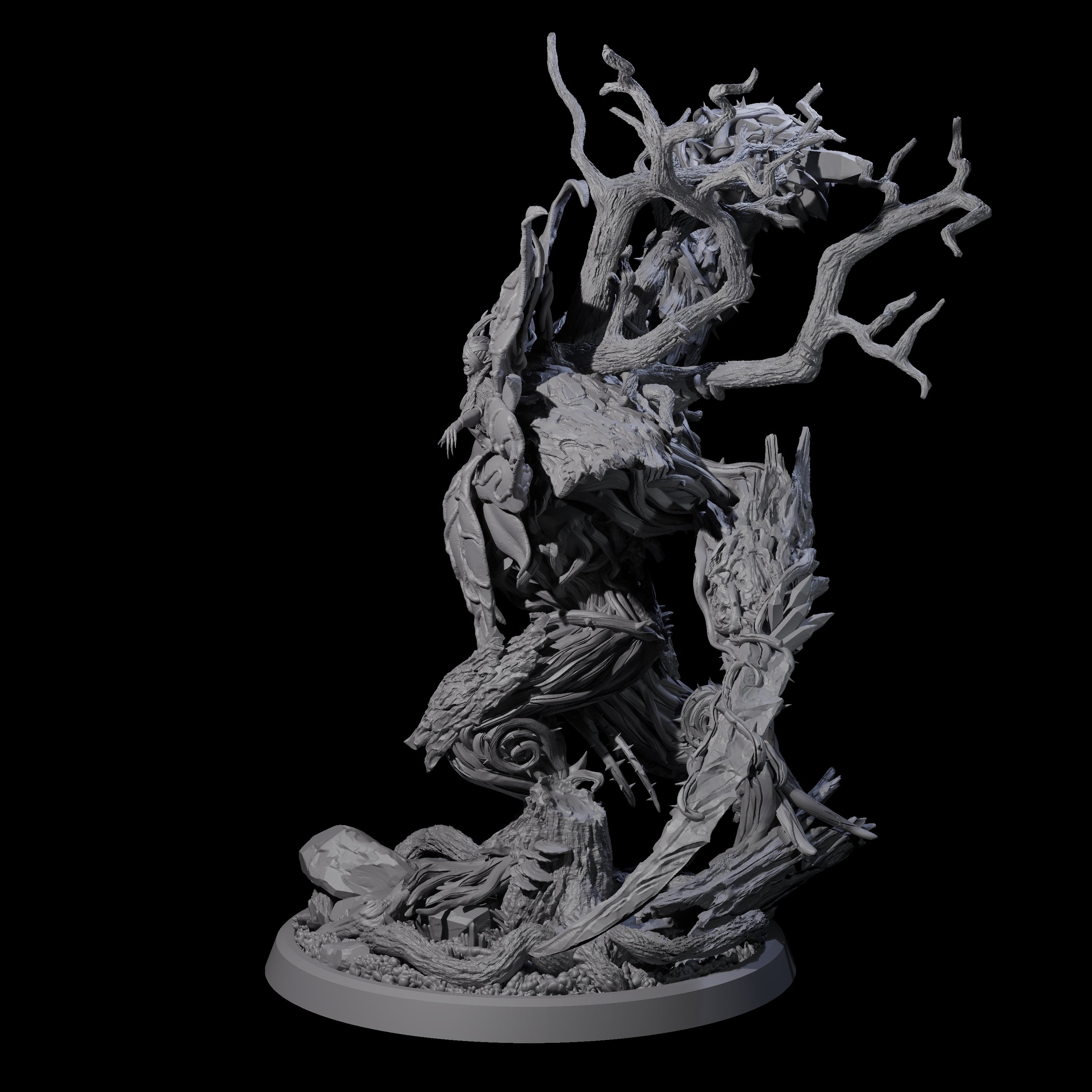Blooming Bodythief Blossom D Miniature for Dungeons and Dragons, Pathfinder or other TTRPGs