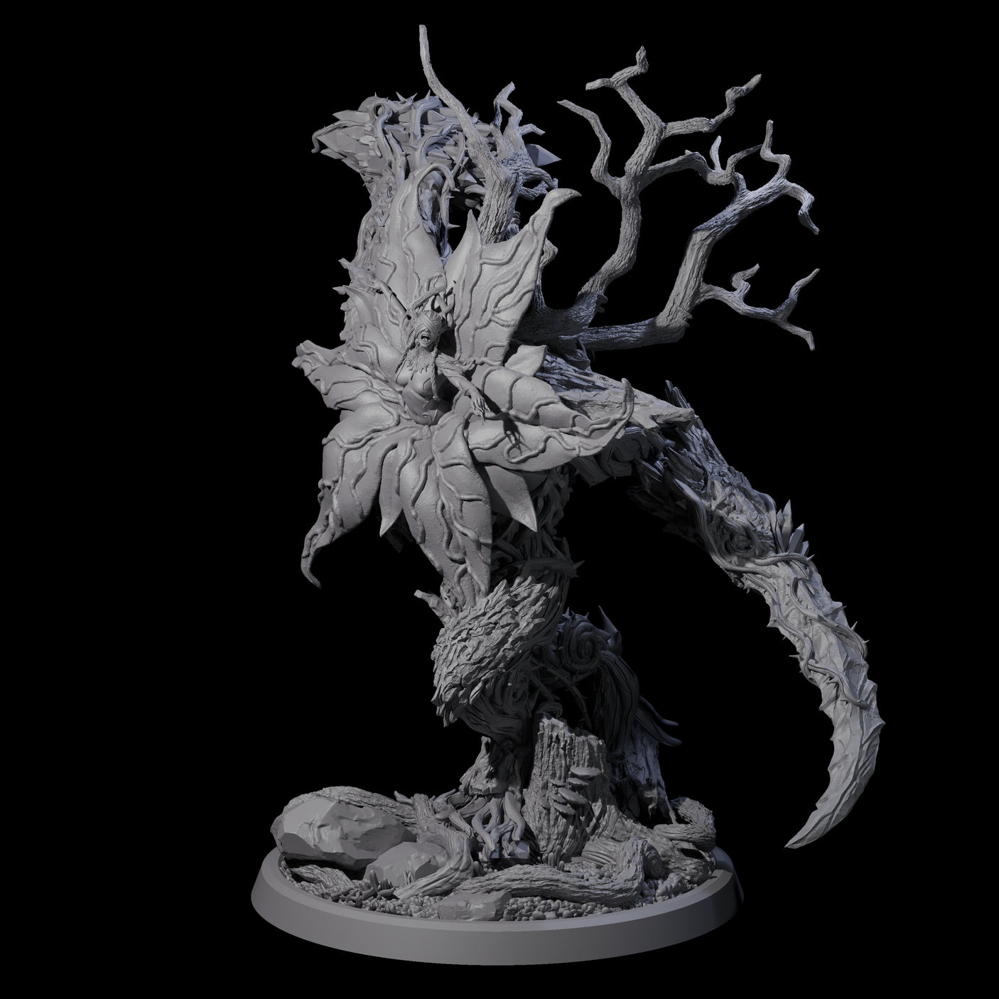 Blooming Bodythief Blossom D Miniature for Dungeons and Dragons, Pathfinder or other TTRPGs
