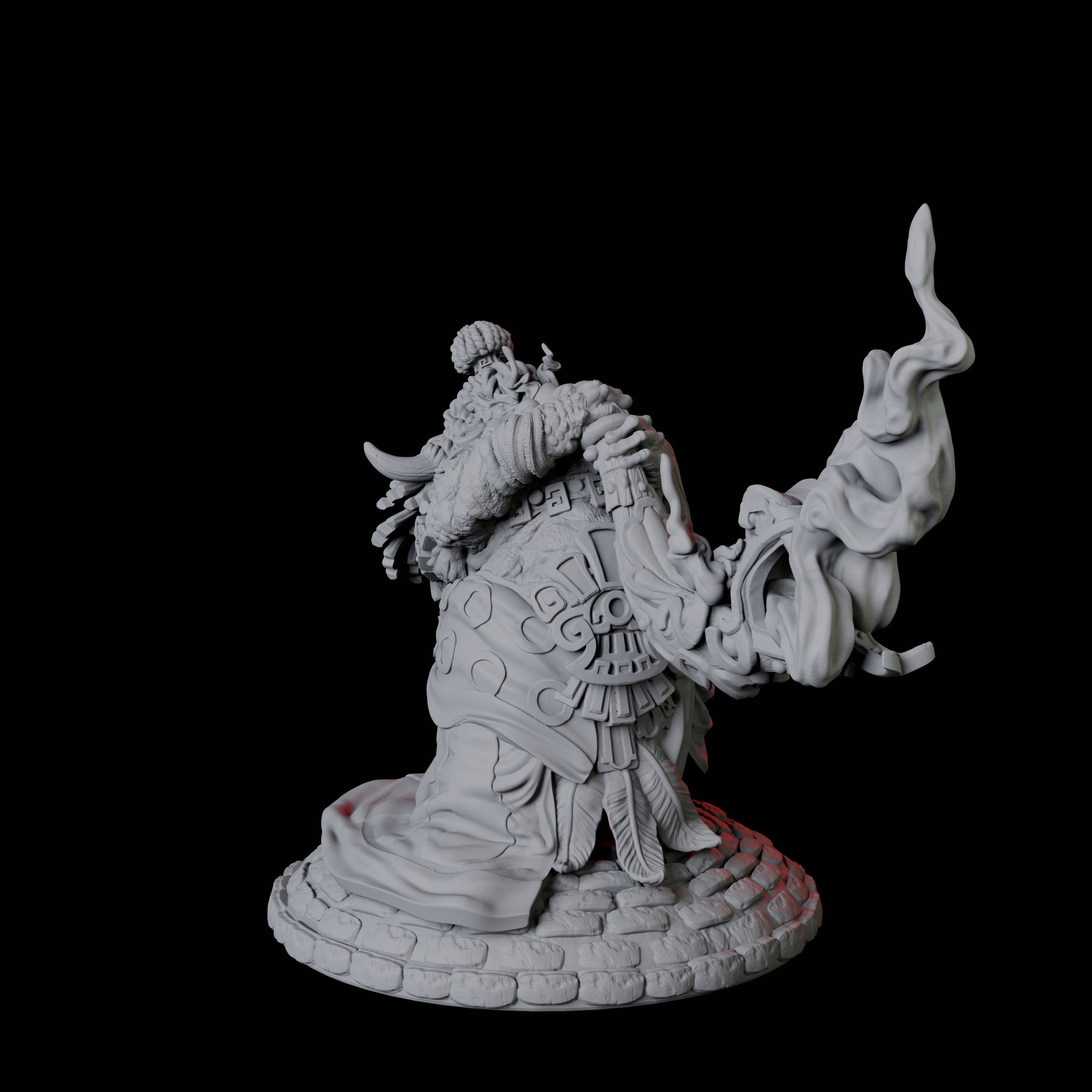 Boggard Priestess A Miniature for Dungeons and Dragons, Pathfinder or other TTRPGs