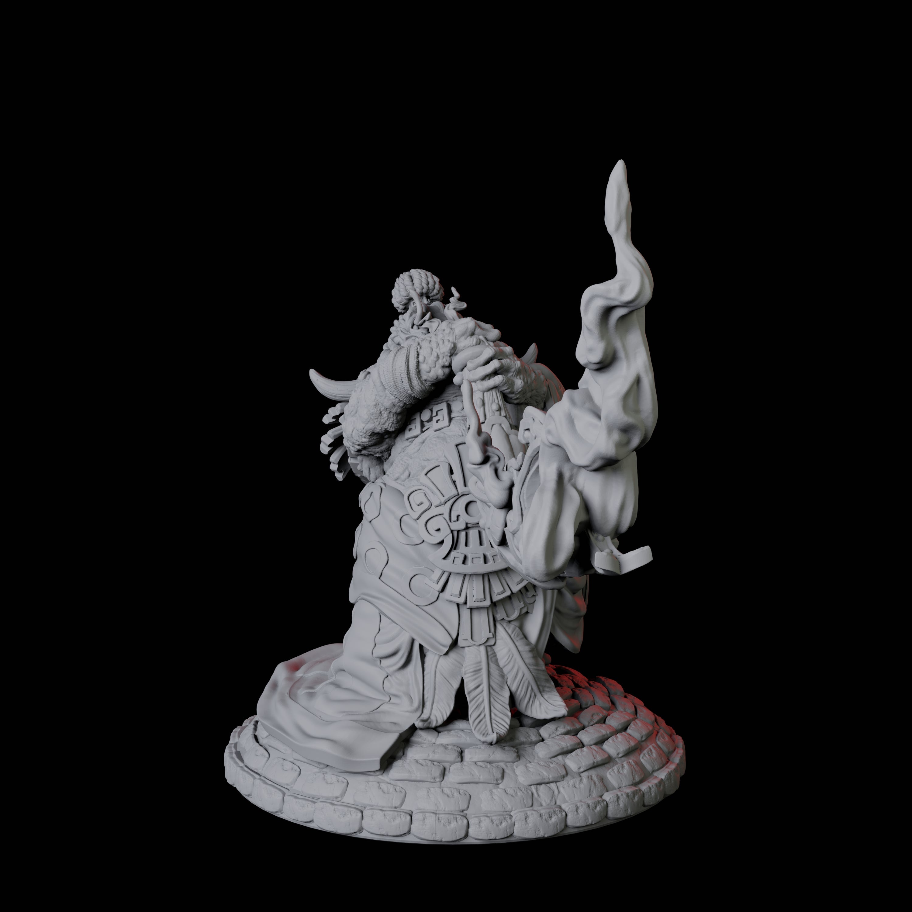 Boggard Priestess A Miniature for Dungeons and Dragons, Pathfinder or other TTRPGs