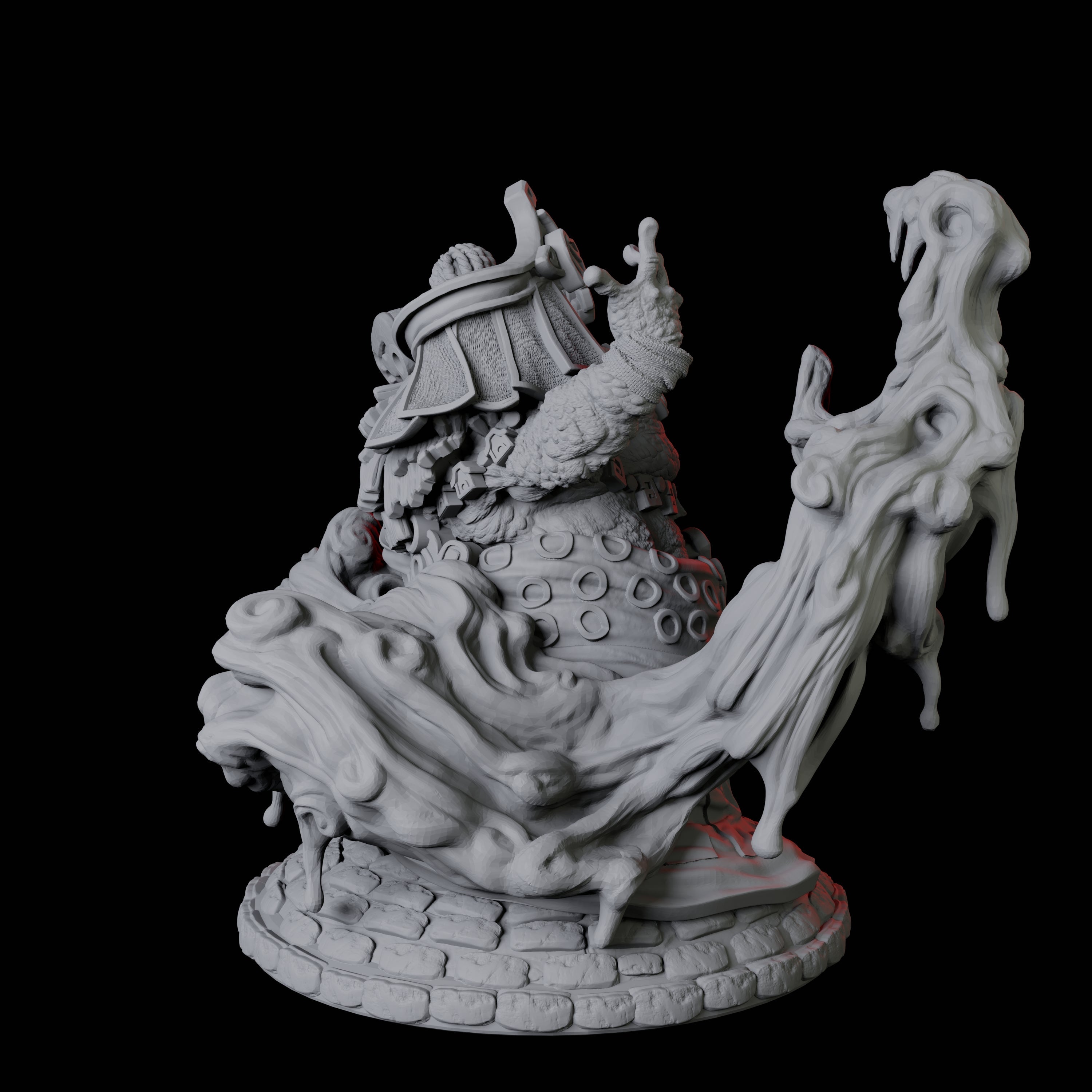 Boggard Priestess B Miniature for Dungeons and Dragons, Pathfinder or other TTRPGs